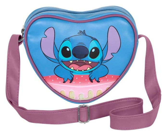 Lilo & Stitch Casual Heart Crossbody Bag Cake Blue P071558