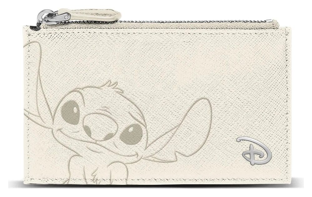 Lilo & Stitch Slim Card Holder / Mini Purse Cream Off-white P071365