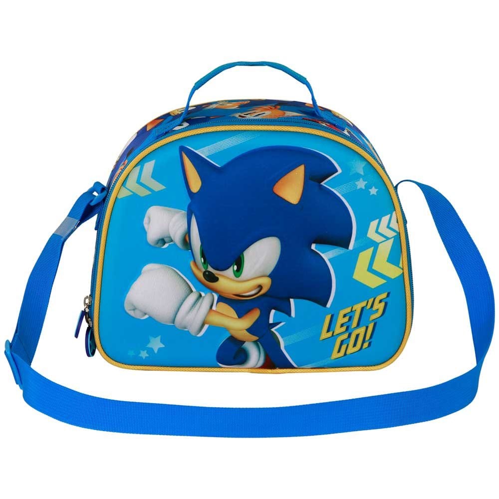 Sonic - The Hedgehog 3D Lunch Bag SEGA Go Blue P071569