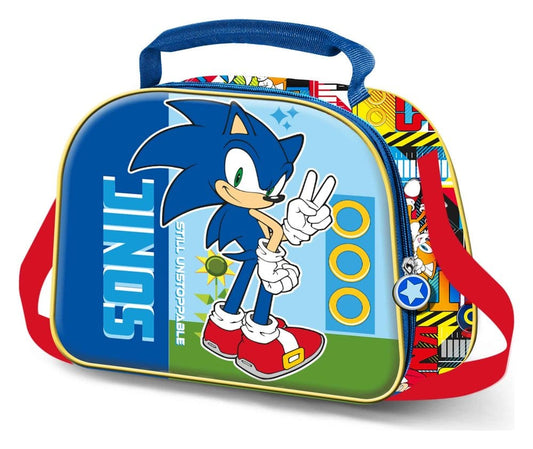 Sonic - The Hedgehog 3D Lunch Bag SEGA Unstoppable Blue P071570