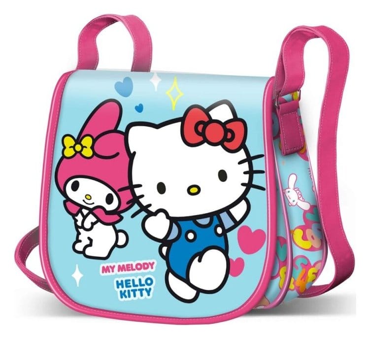 Sanrio Mini Muffin Crossbody Bag Hello Kitty Friendship Blue P071572