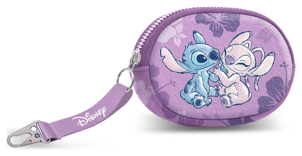 Lilo & Stitch Pill Coin Purse Stitch & Angel Pink P071388