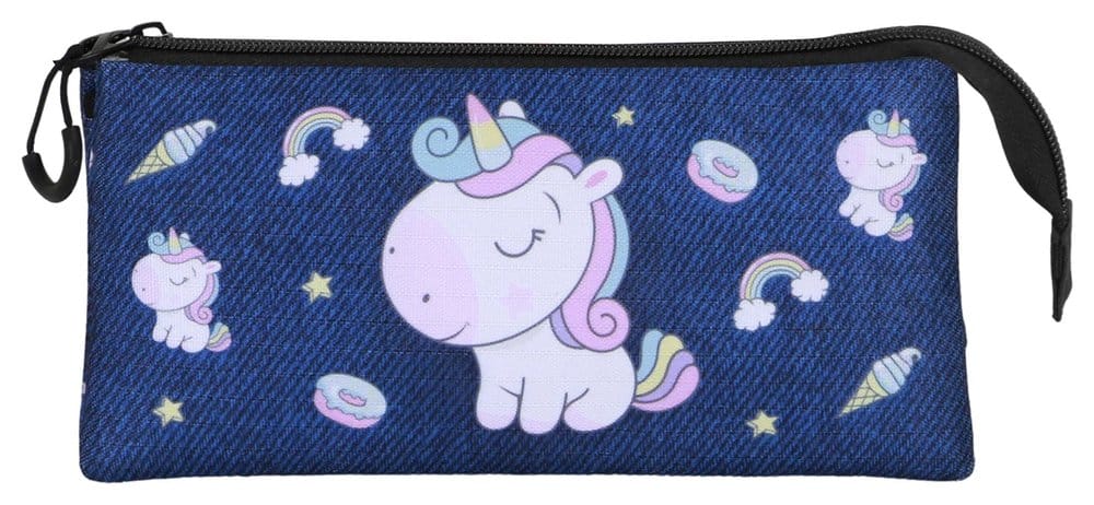 Oh My Pop! Triple Pencil case Sweety Dark Blue P071392