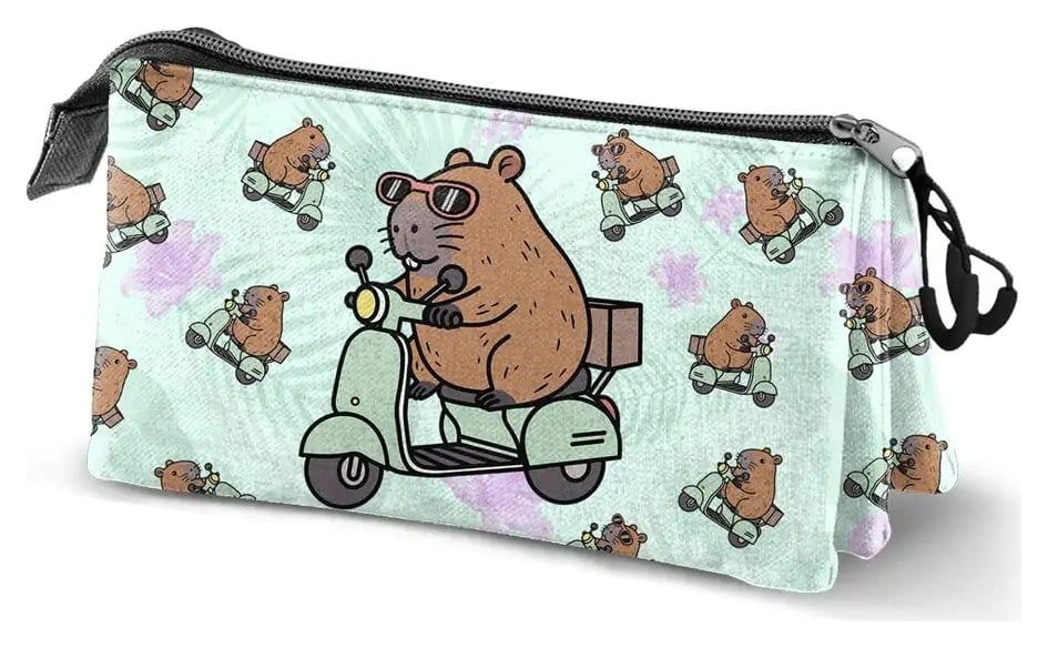 Oh My Pop! Triple Pencil case Capybara Green P071394