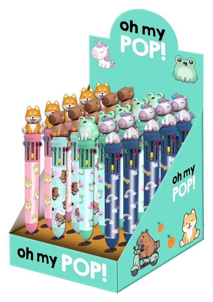 Oh My Pop ! Multicoloured ball pen Mix - Display (24) P071584