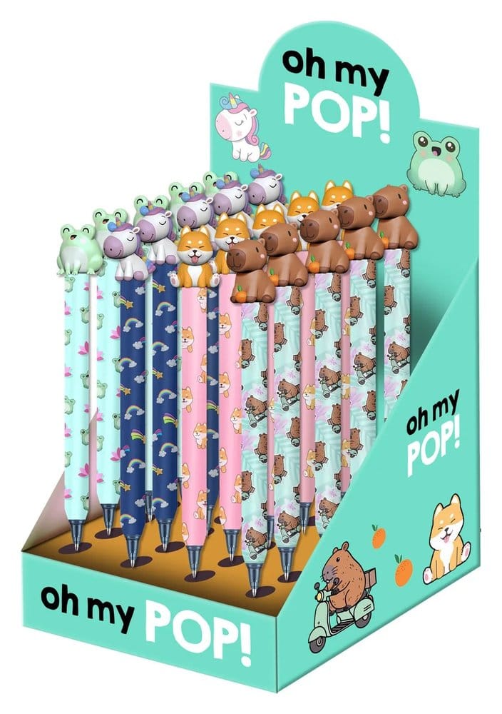 Oh My Pop ! Erasable gel pen Mix - Display (24) P071586