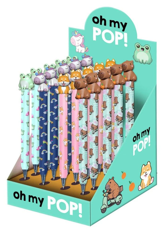 Oh My Pop ! Erasable gel pen Mix - Display (24) P071586