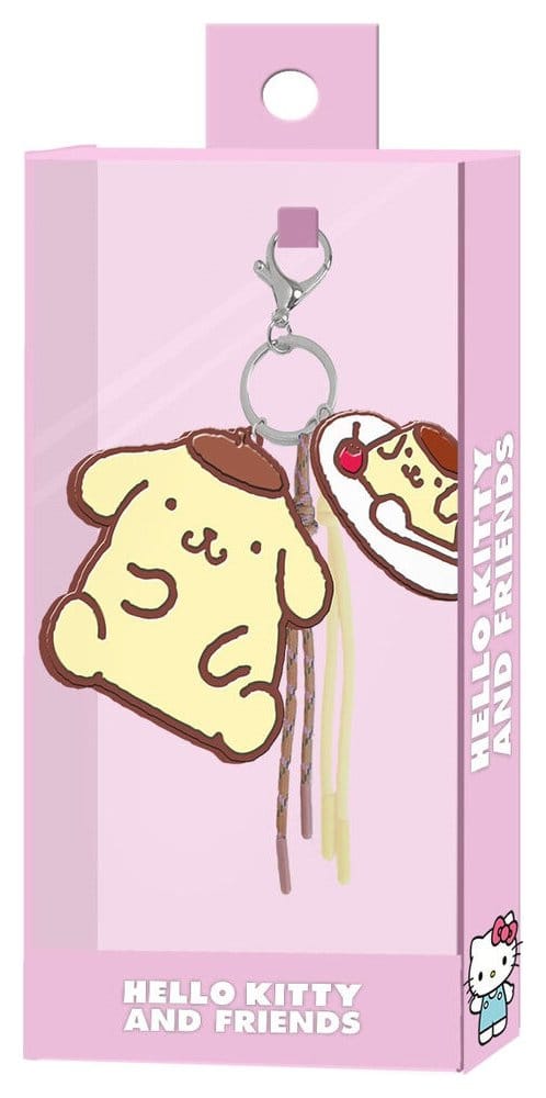 Sanrio Charm Keyring Pompompurin Face P074531