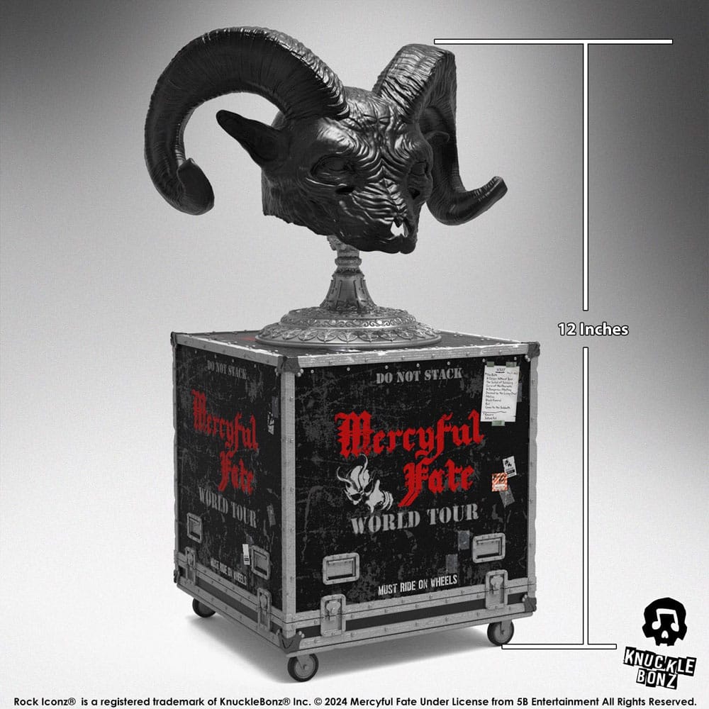Mercyful Fate Rock Ikonz On Tour Road Case Statue & Stage Mask Set World Tour P047143