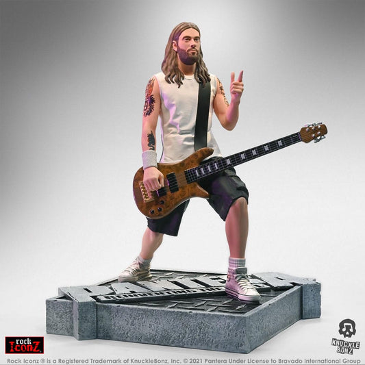 Pantera Rock Iconz Statue Rex Brown (Reinventing the Steel) 22 cm P047149