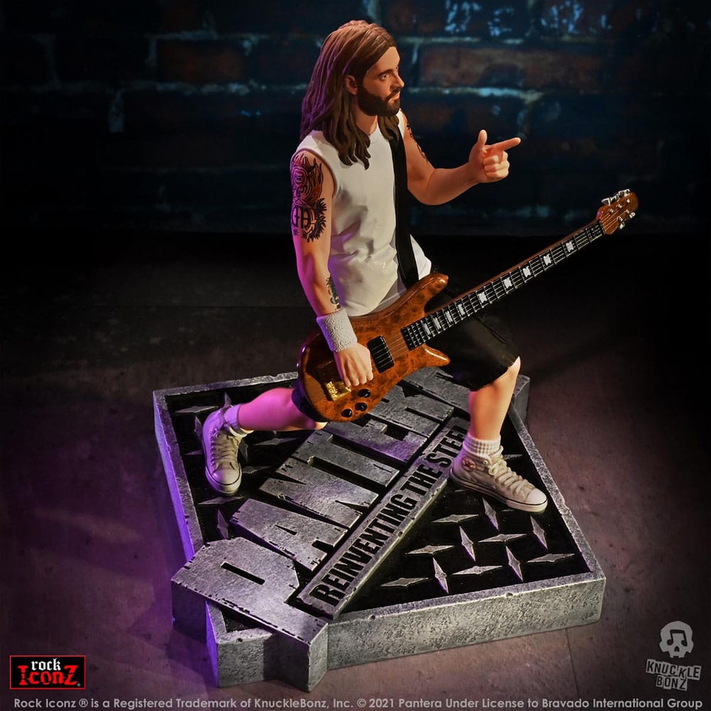 Pantera Rock Iconz Statue Rex Brown (Reinventing the Steel) 22 cm P047149