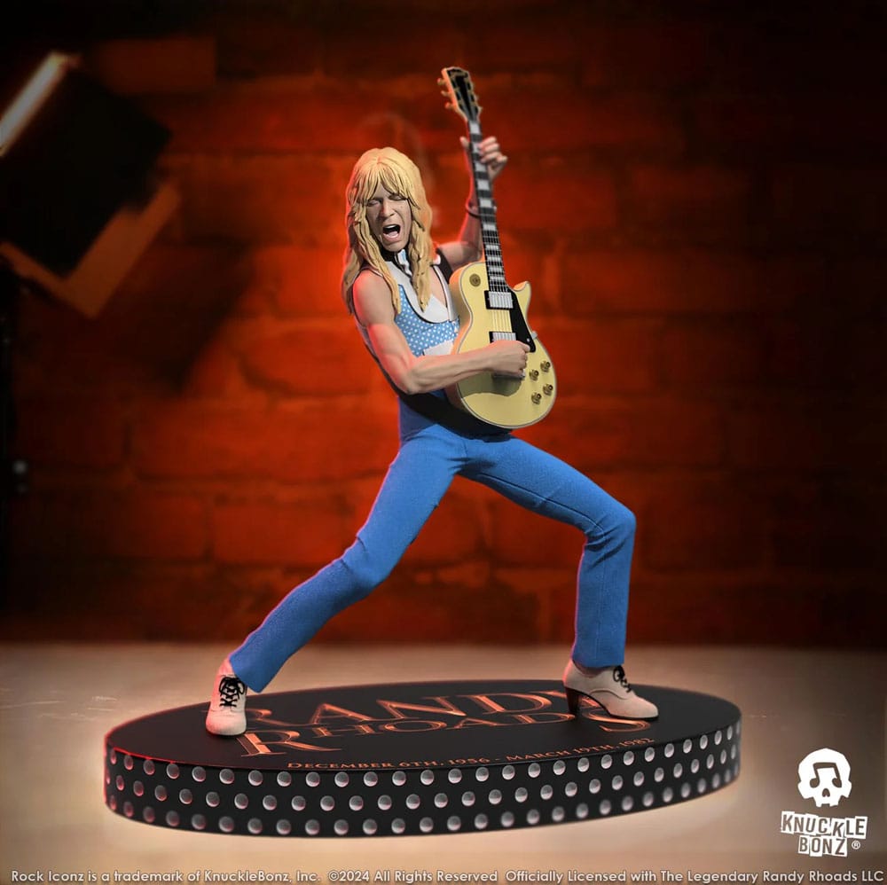 Randy Rhoads IV Rock Iconz Statue The Early Years Blue Version 24 cm P047155