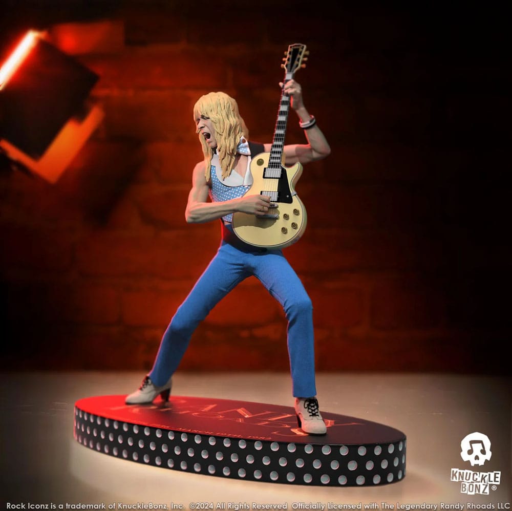 Randy Rhoads IV Rock Iconz Statue The Early Years Blue Version 24 cm P047155