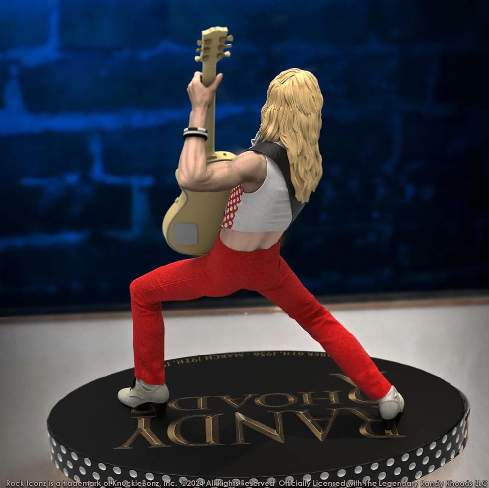 Randy Rhoads IV Rock Iconz Statue The Early Years Red Version 24 cm P047156