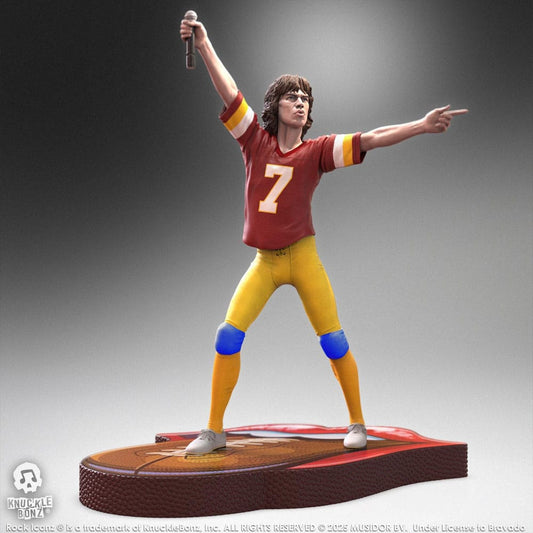 Rolling Stones Rock Iconz Statue Mick Jagger US Tour 1981 (Burgundy Jersey) 22 cm P047157