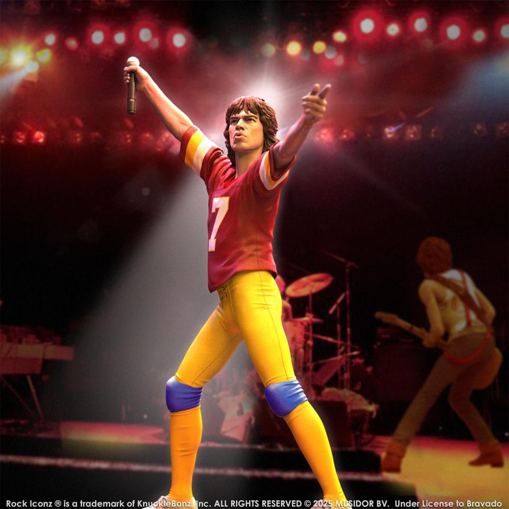 Rolling Stones Rock Iconz Statue Mick Jagger US Tour 1981 (Burgundy Jersey) 22 cm P047157