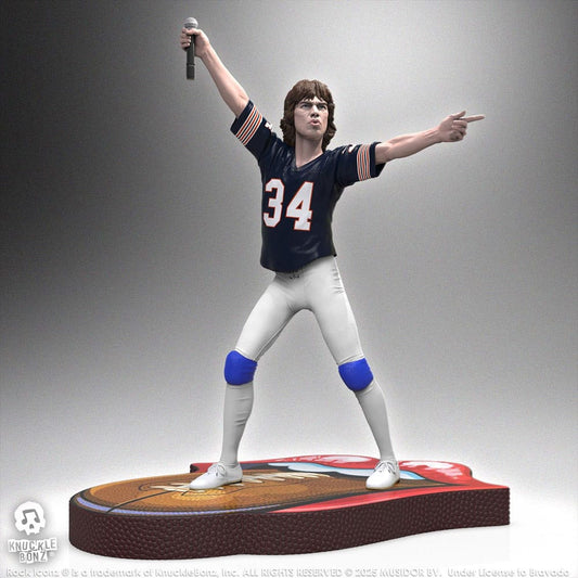 Rolling Stones Rock Iconz Statue Mick Jagger US Tour 1981 (Black Jersey) 22 cm P047158