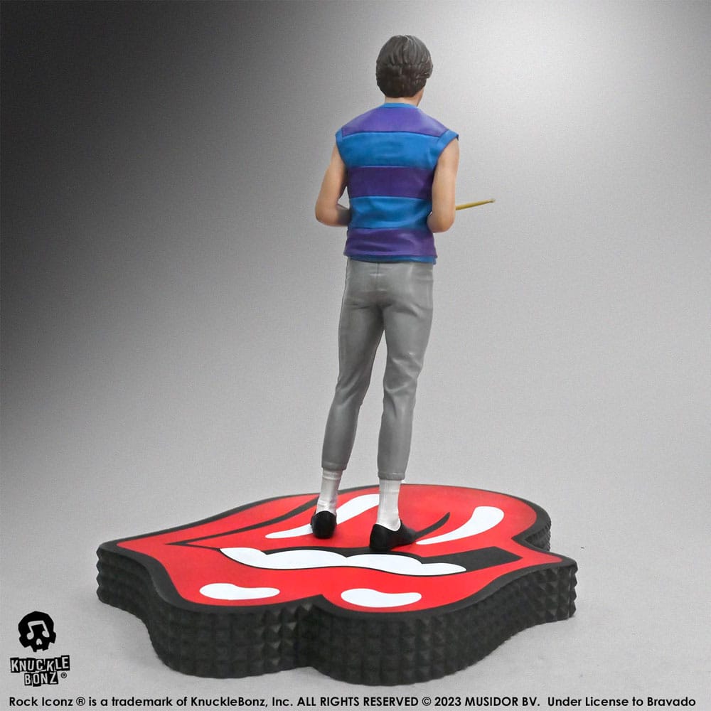 The Rolling Stones Rock Iconz Statue Charlie Watts (Tattoo You Tour 1981) 22 cm P047174