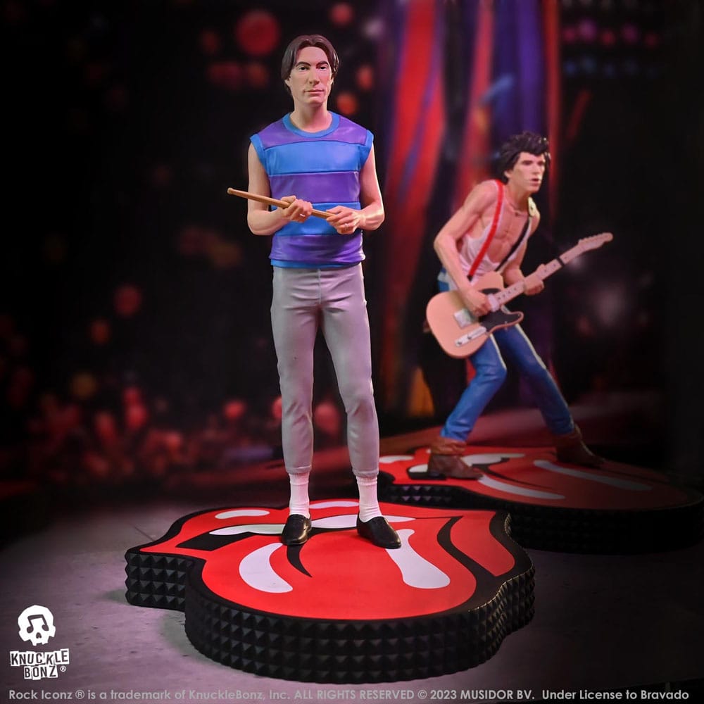 The Rolling Stones Rock Iconz Statue Charlie Watts (Tattoo You Tour 1981) 22 cm P047174