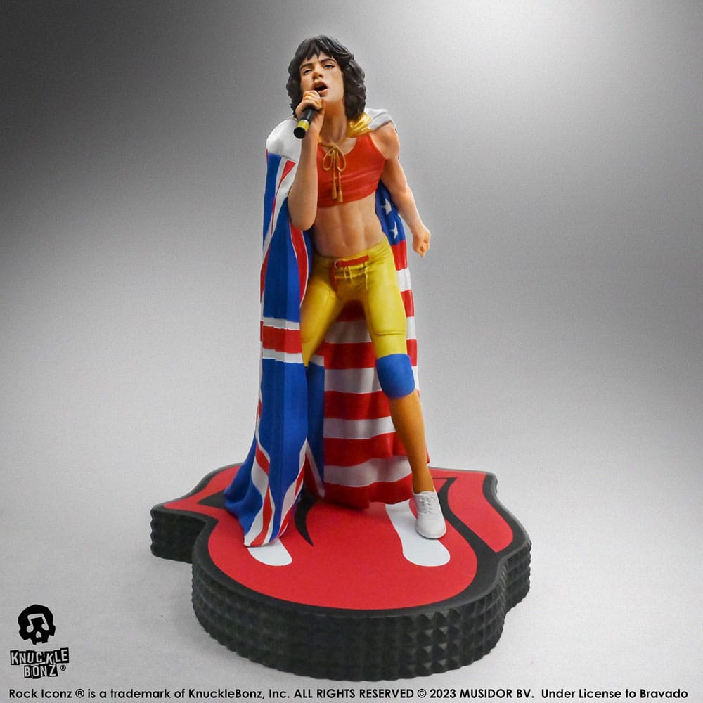 The Rolling Stones Rock Iconz Statue Mick Jagger (Tattoo You Tour 1981) 22 cm P047176
