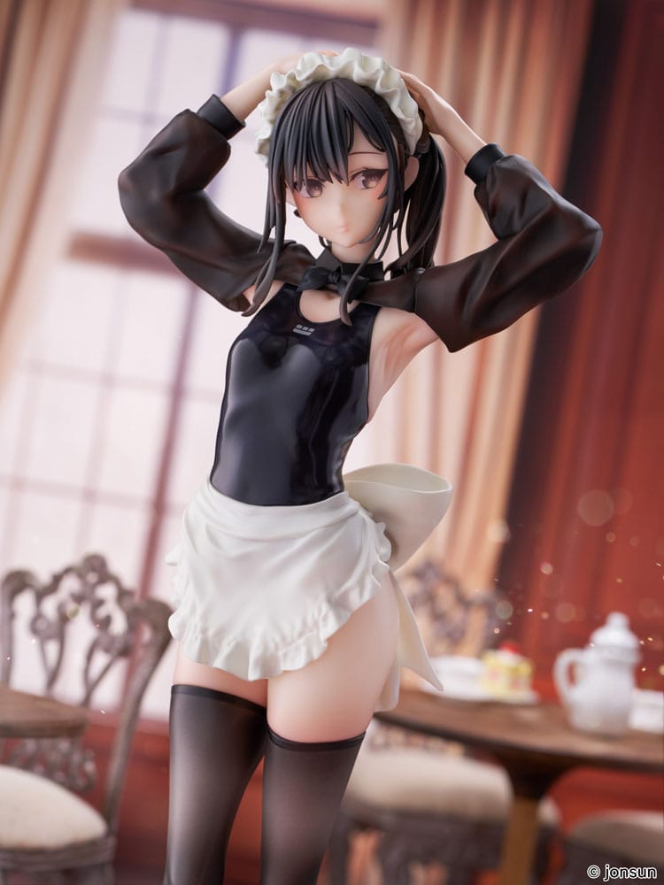 Original Character PVC Statue 1/6 Sakura Shiori Competition Swimsuit Maid 27 cm P047349