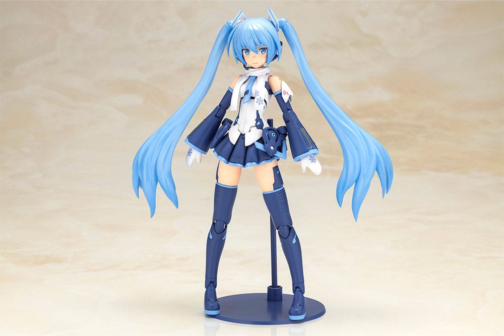 Frame Arms Girl x Hatsune Miku Plastic Model Kit Frame Music Girl Snow Miku Another Color Ver. 15 cm P067012