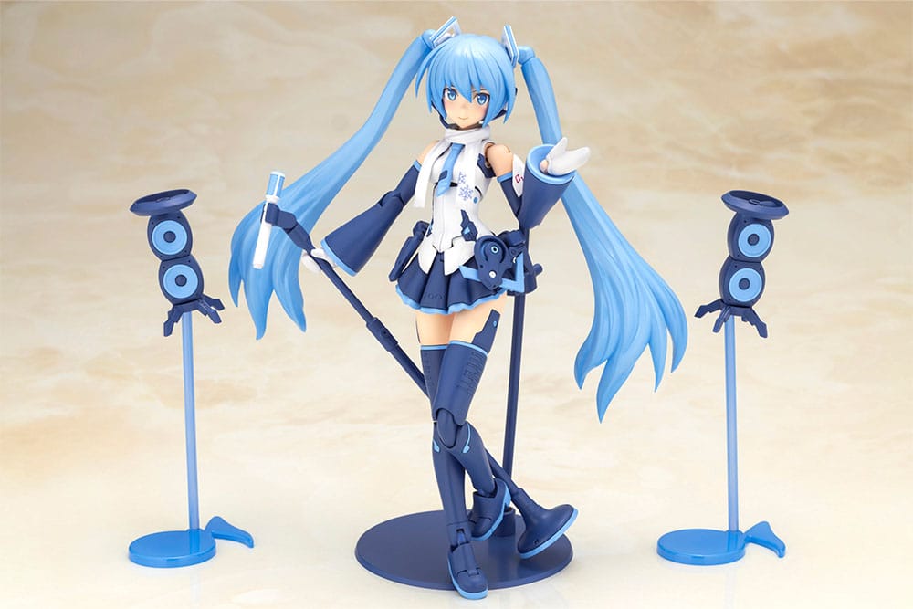 Frame Arms Girl x Hatsune Miku Plastic Model Kit Frame Music Girl Snow Miku Another Color Ver. 15 cm P067012