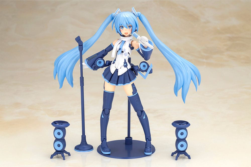 Frame Arms Girl x Hatsune Miku Plastic Model Kit Frame Music Girl Snow Miku Another Color Ver. 15 cm P067012