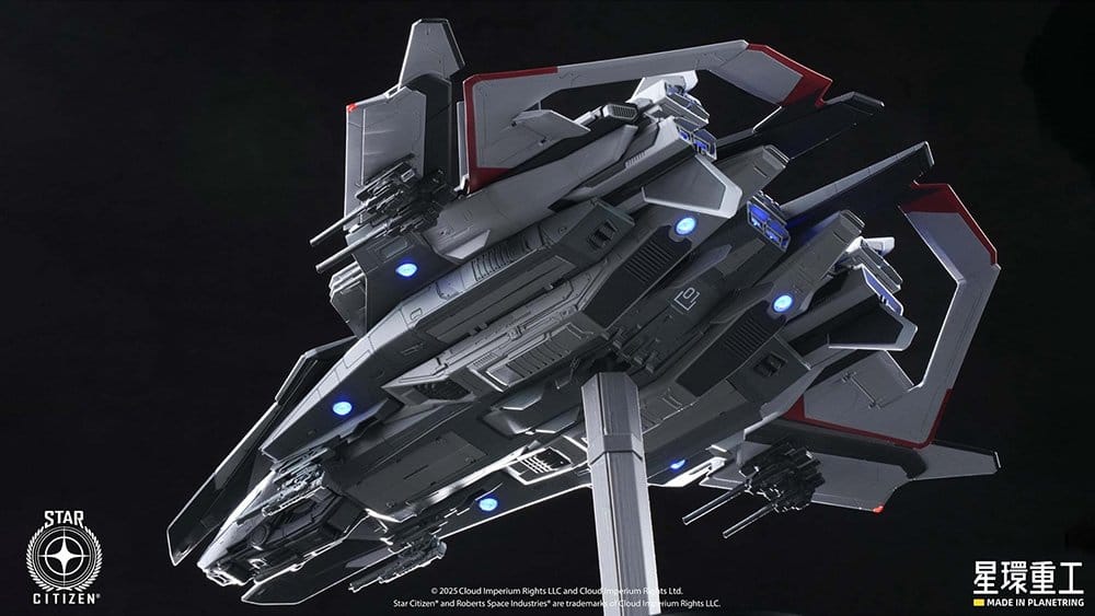 Star Citizen Pre-assembled Plastic Model Kit 1/100 Anvil F8C Lightning Pre-Assembled Finished Model Ver. 25 cm P072445