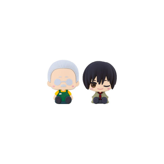 Sakamoto Days Pote Raba Rubber Mascot PVC Mini Figure Sakamoto Taro & Nagumo 8 cm P068574
