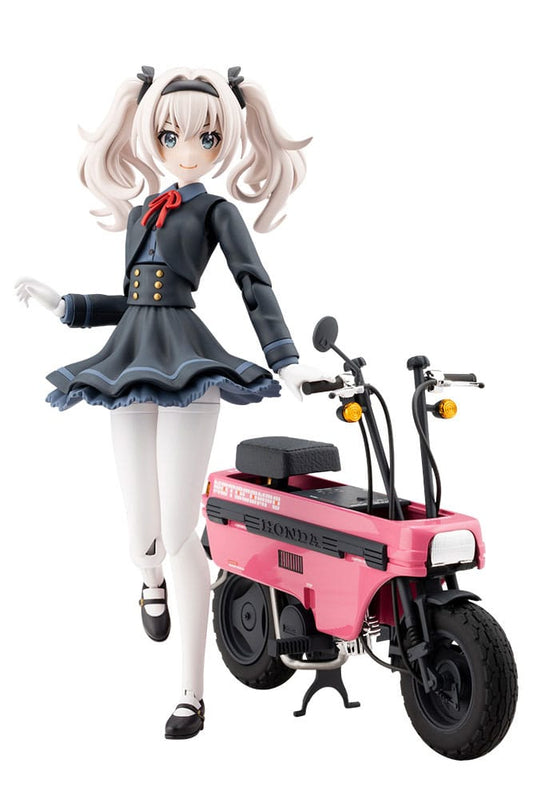 Sousai Shojo Teien Plastic Model Kit 1/10 Emma Koishikawa Nocturne with Honda AB12 Motocompo 14 cm P065500