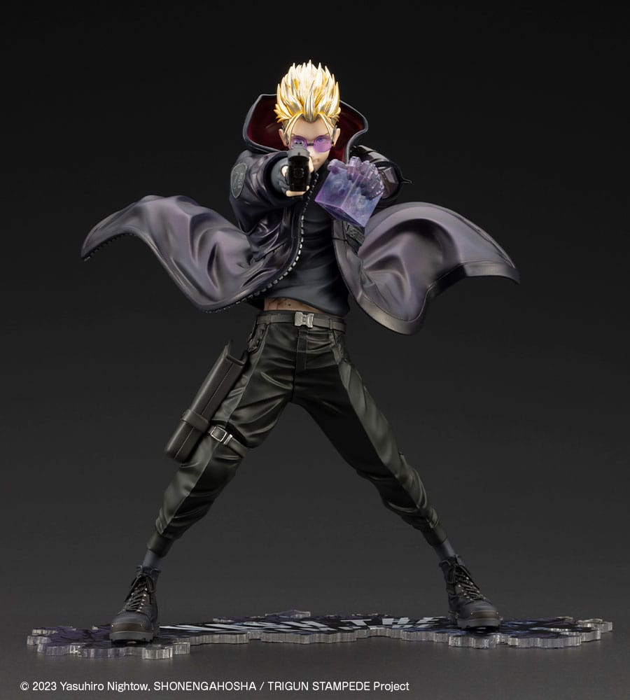 Trigun Stampede ARTFXJ Statue 1/8 Vash the Stampede The Gunman in Black Ver. 22 cm P047707