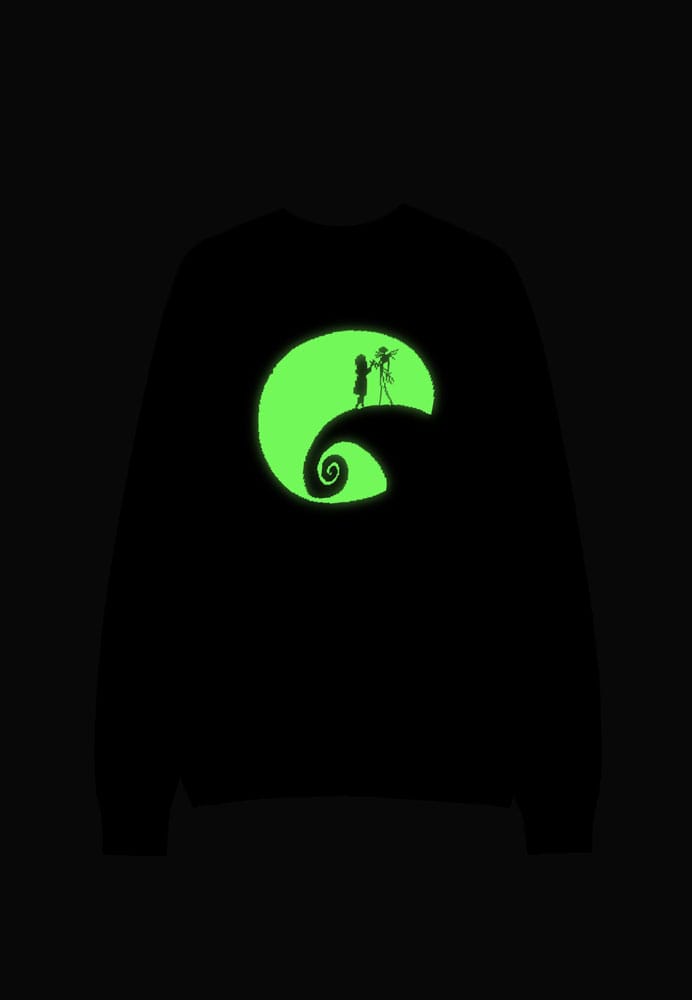 Nightmare Before Christmas Sweater Glow in the Dark (Christmas Jumper) Size L P047858