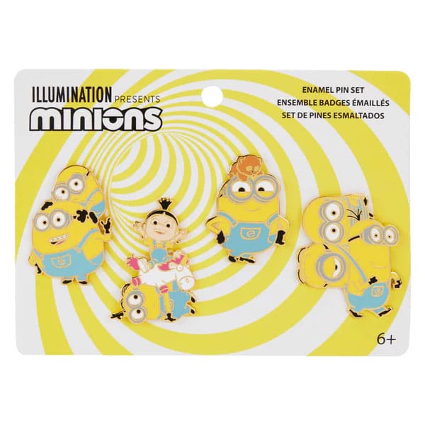 Despicable Me by Loungefly Enamel Pins 4-Set Variety 3 cm P047995