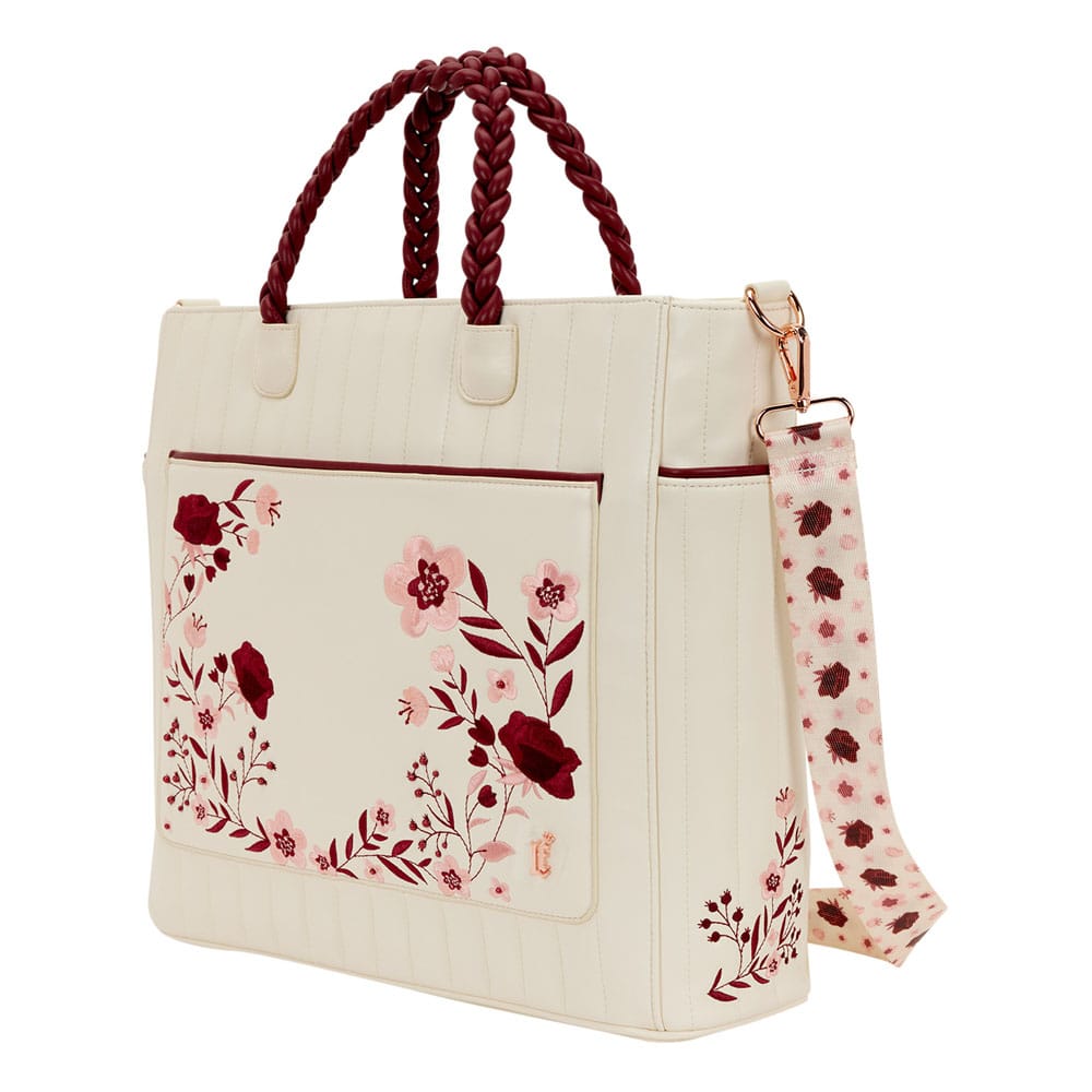 Loungefly Crossbody Bag Figural Cream & Red Floral P066394