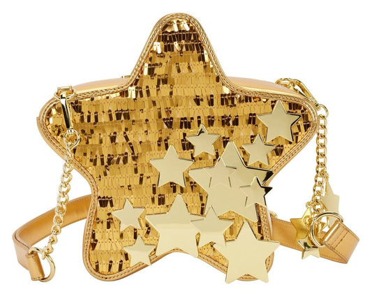 Loungefly Crossbody Bag Gold Stars P071217