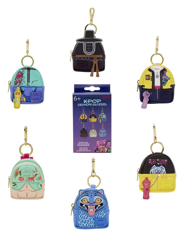 KPop Demon Hunters by Loungefly Bag Charm Mystery Box Display (15) P072013