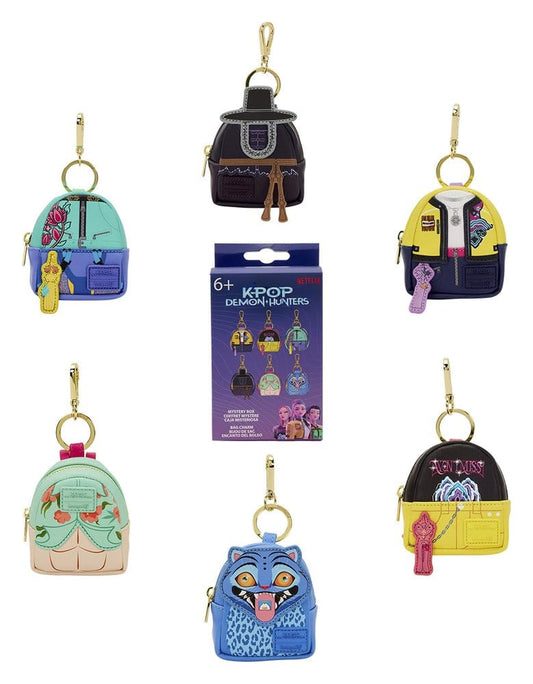 KPop Demon Hunters by Loungefly Bag Charm Mystery Box Display (15) P072013