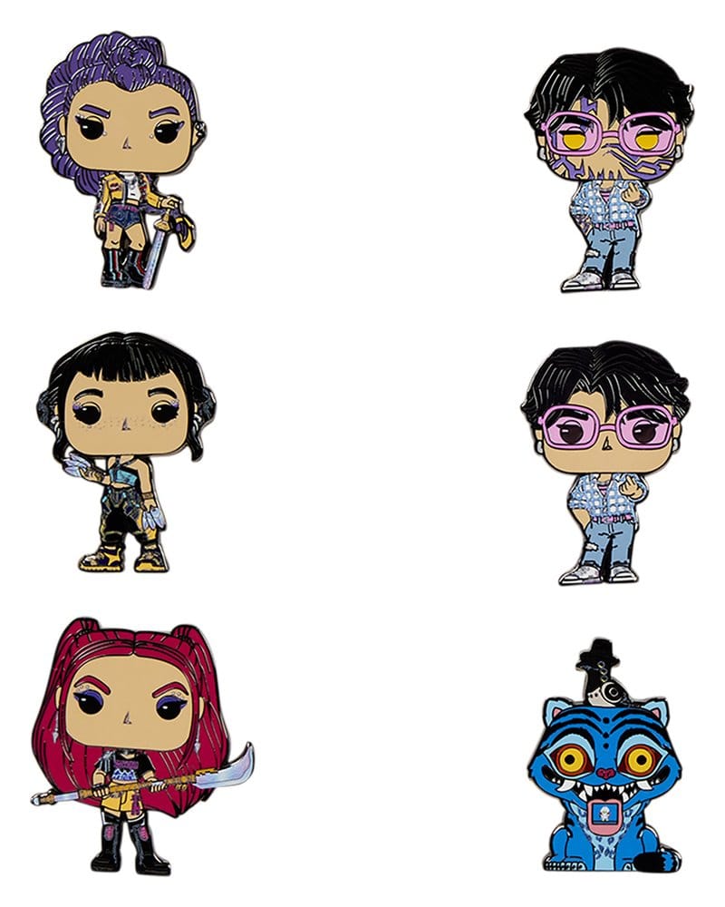 KPop Demon Hunters by Loungefly Enamel Pins Blind Display (12) P072887