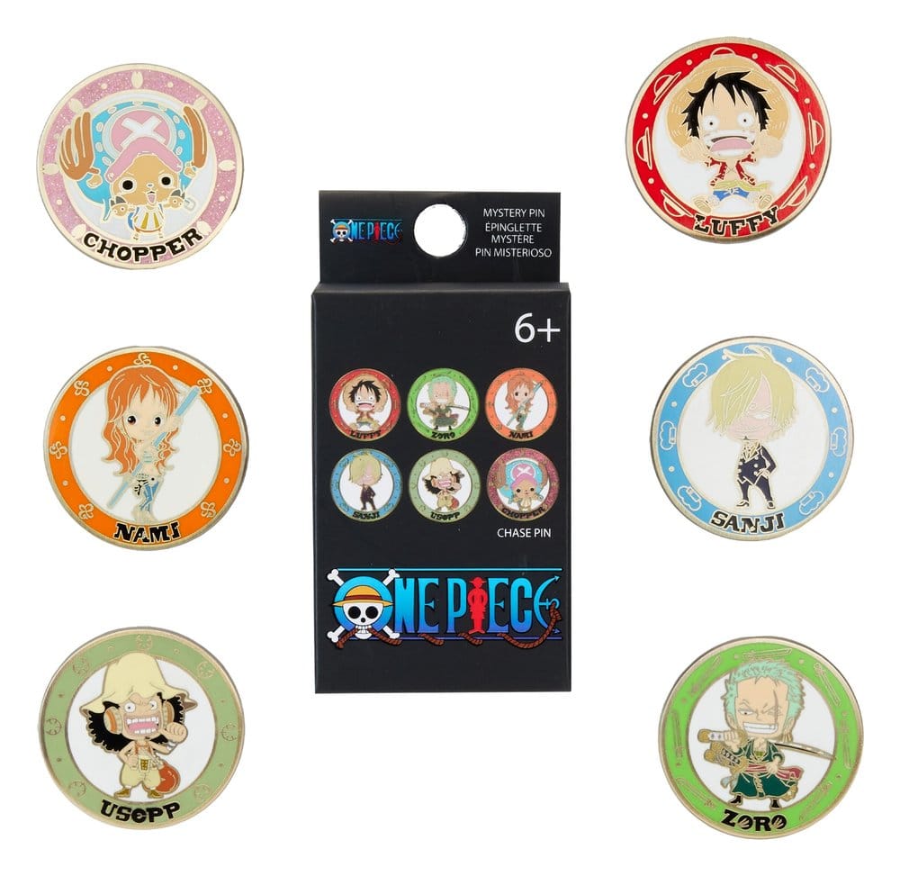 One Piece by Loungefly Enamel Pins Blind Box Chibi Assortment (12) P071224