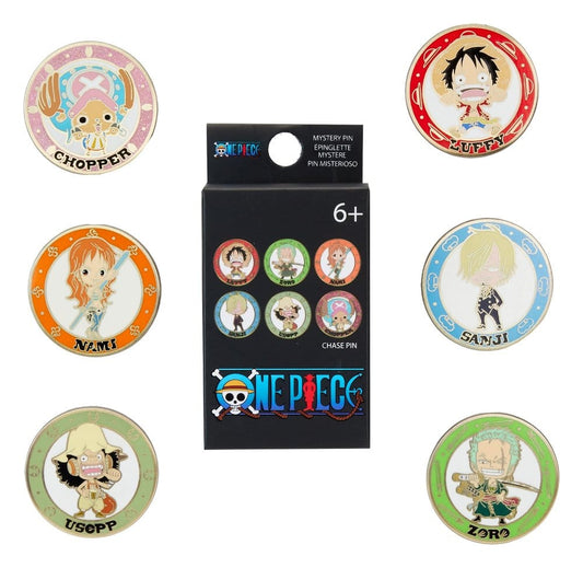 One Piece by Loungefly Enamel Pins Blind Box Chibi Assortment (12) P071224