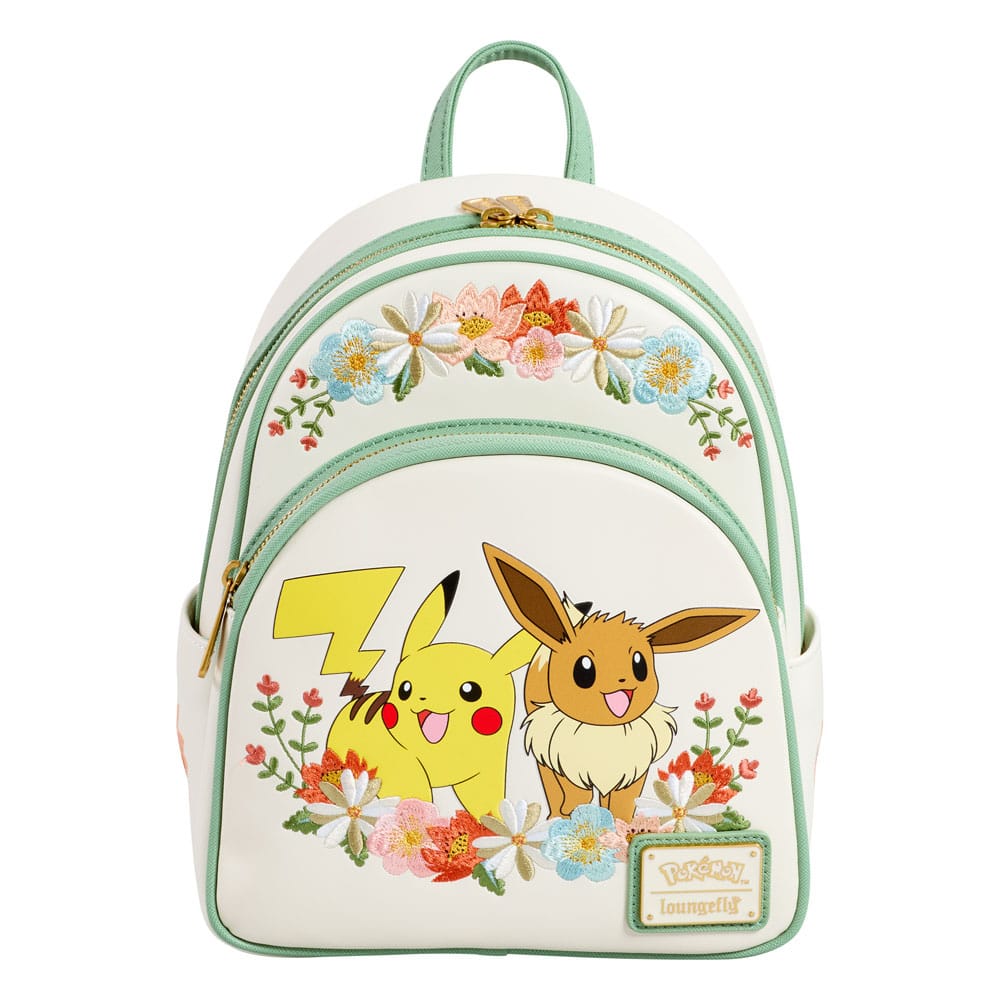Pokemon by Loungefly Mini Backpack Pikachu & Eevee Floral P048207