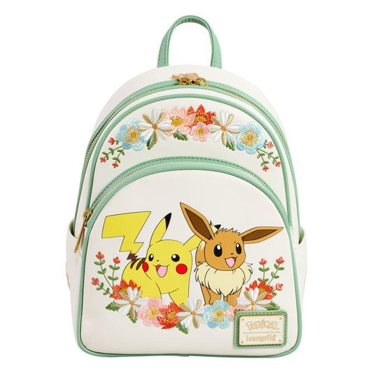 Pokemon by Loungefly Mini Backpack Pikachu & Eevee Floral P048207