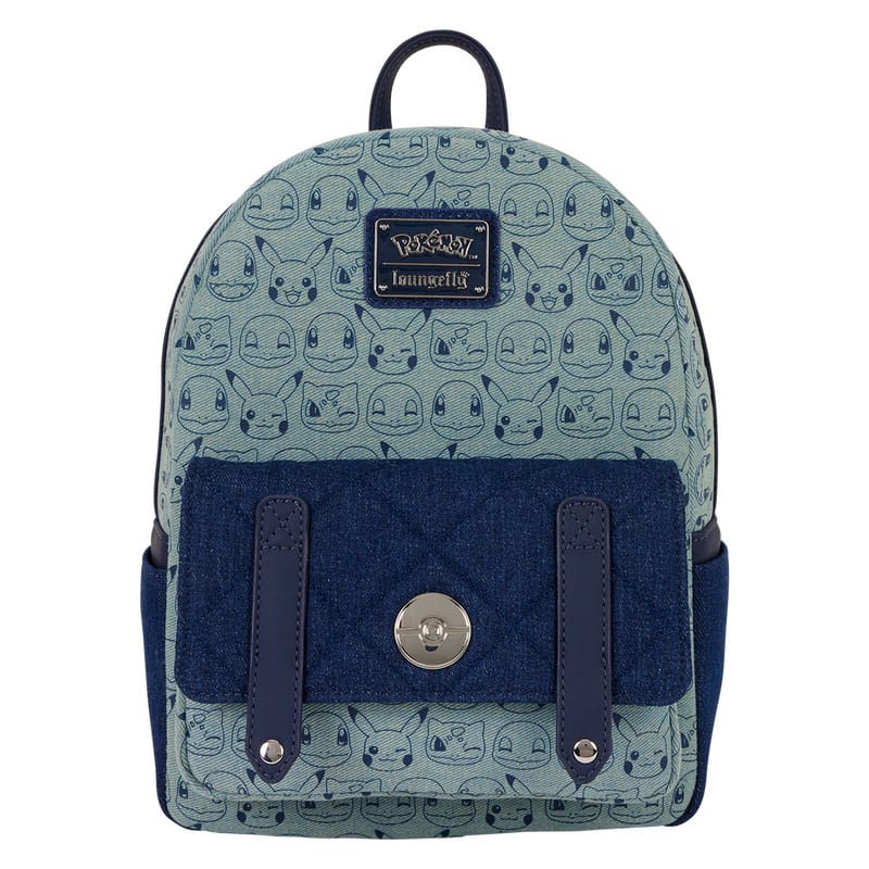 Pokemon by Loungefly Mini Backpack Faux Denim P048212