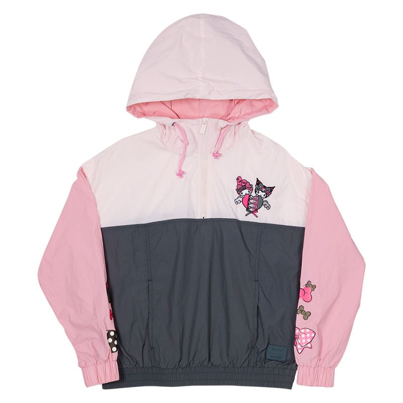 Sanrio by Loungefly Windbreaker Jacket My Melody and Kuromi Size M P068370