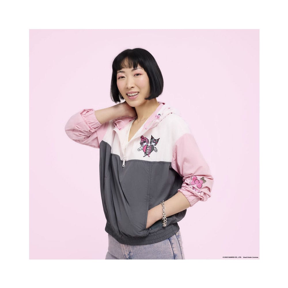 Sanrio by Loungefly Windbreaker Jacket My Melody and Kuromi Size L P068369