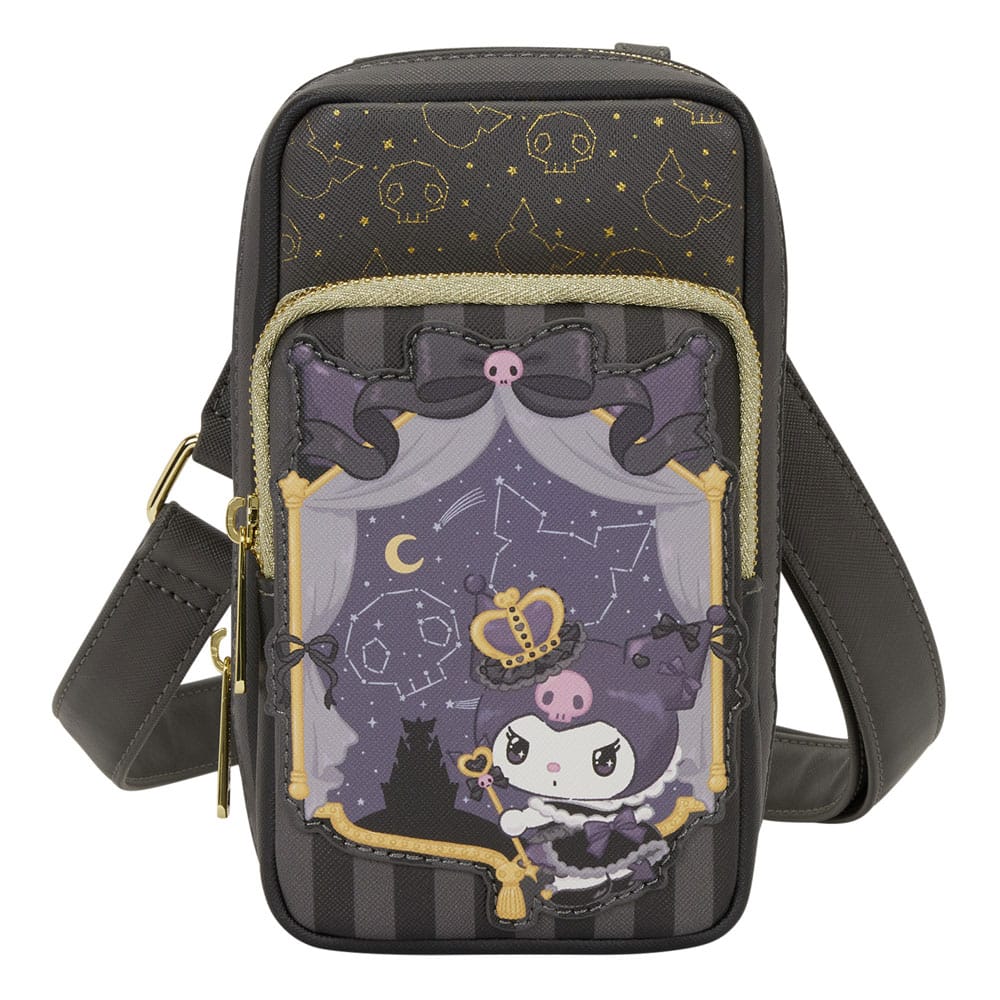 Sanrio by Loungefly Crossbody with Coin Bag 20th Anniversary Kuromi Cell Phone P066416