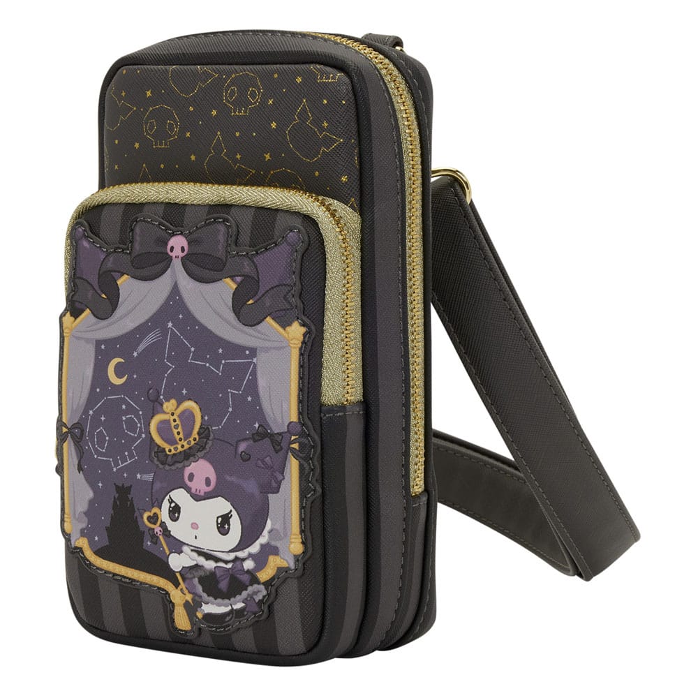 Sanrio by Loungefly Crossbody with Coin Bag 20th Anniversary Kuromi Cell Phone P066416