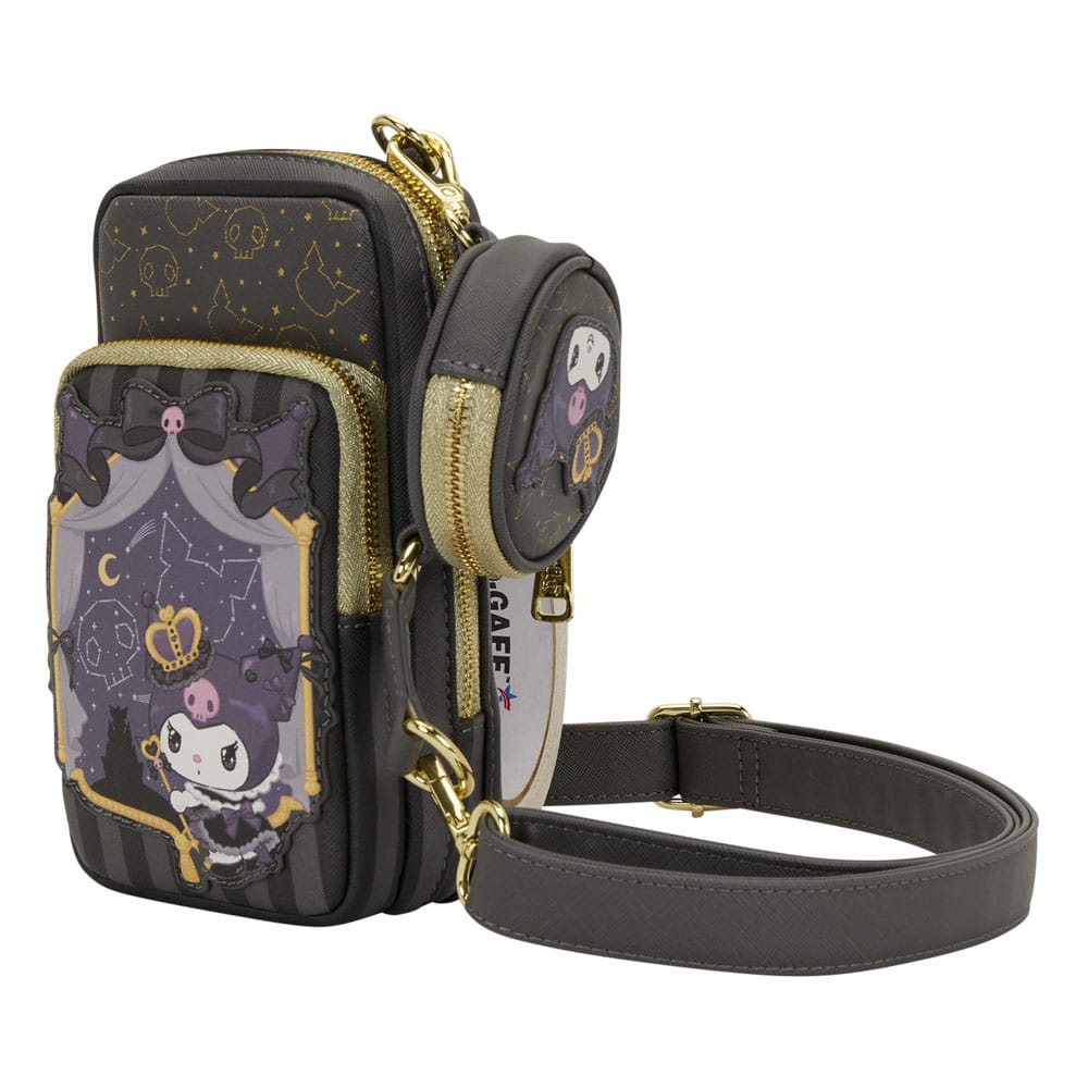 Sanrio by Loungefly Crossbody with Coin Bag 20th Anniversary Kuromi Cell Phone P066416