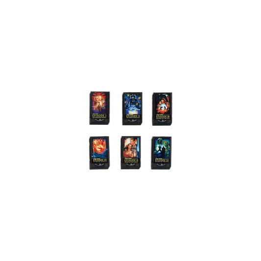 Star Wars by Loungefly Enamel Pins Blind Box VHS Cassettes Assortment (12)